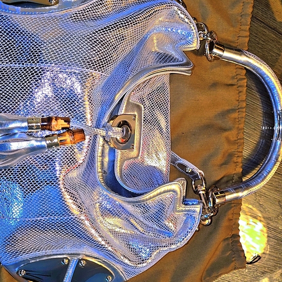 Gucci Python Large Indy Top Handle Bag - Picture 2 of 11